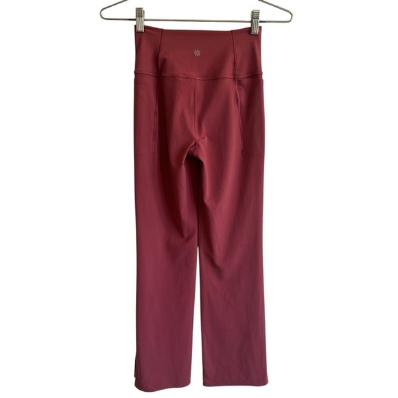 Athleta Transcend Stash Straight Leg Pant, Berry Rose, Size S - Picture 10 of 12